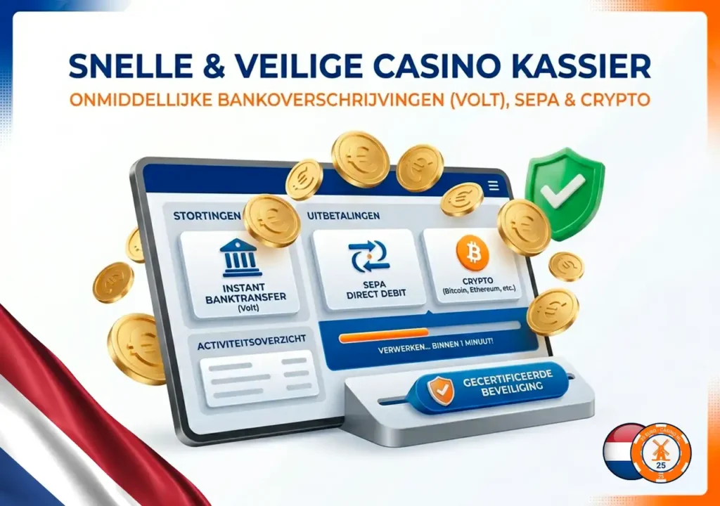 Betaalmethoden bij offshore casino's zoals Volt Volt Instant Crypto en Volt Bank